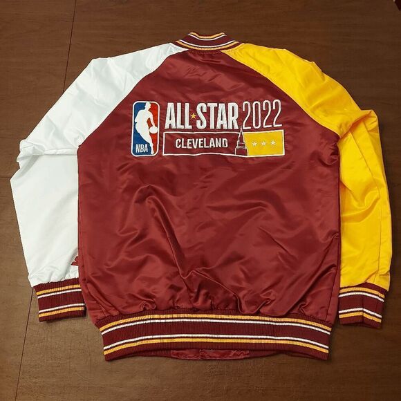 Starter Cleveland Cavaliers 2022 NBA All Star Varsity Full Snap Jacket Men's L - Picture 2 of 5